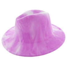 Load image into Gallery viewer, Lavender Tie Dye Fedora
