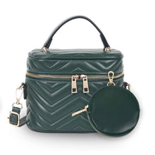 Load image into Gallery viewer, Purse Green Vanity Case Crossbody for Women