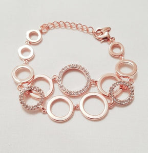 Link Chain Circles Bracelet - DSBella